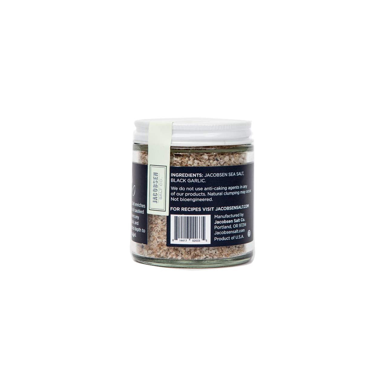 JACOBSEN BLK GARLIC SALT ( 12 X 2.5 OZ   )