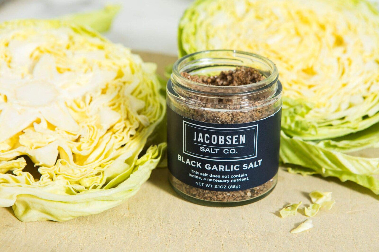JACOBSEN BLK GARLIC SALT ( 12 X 2.5 OZ   )