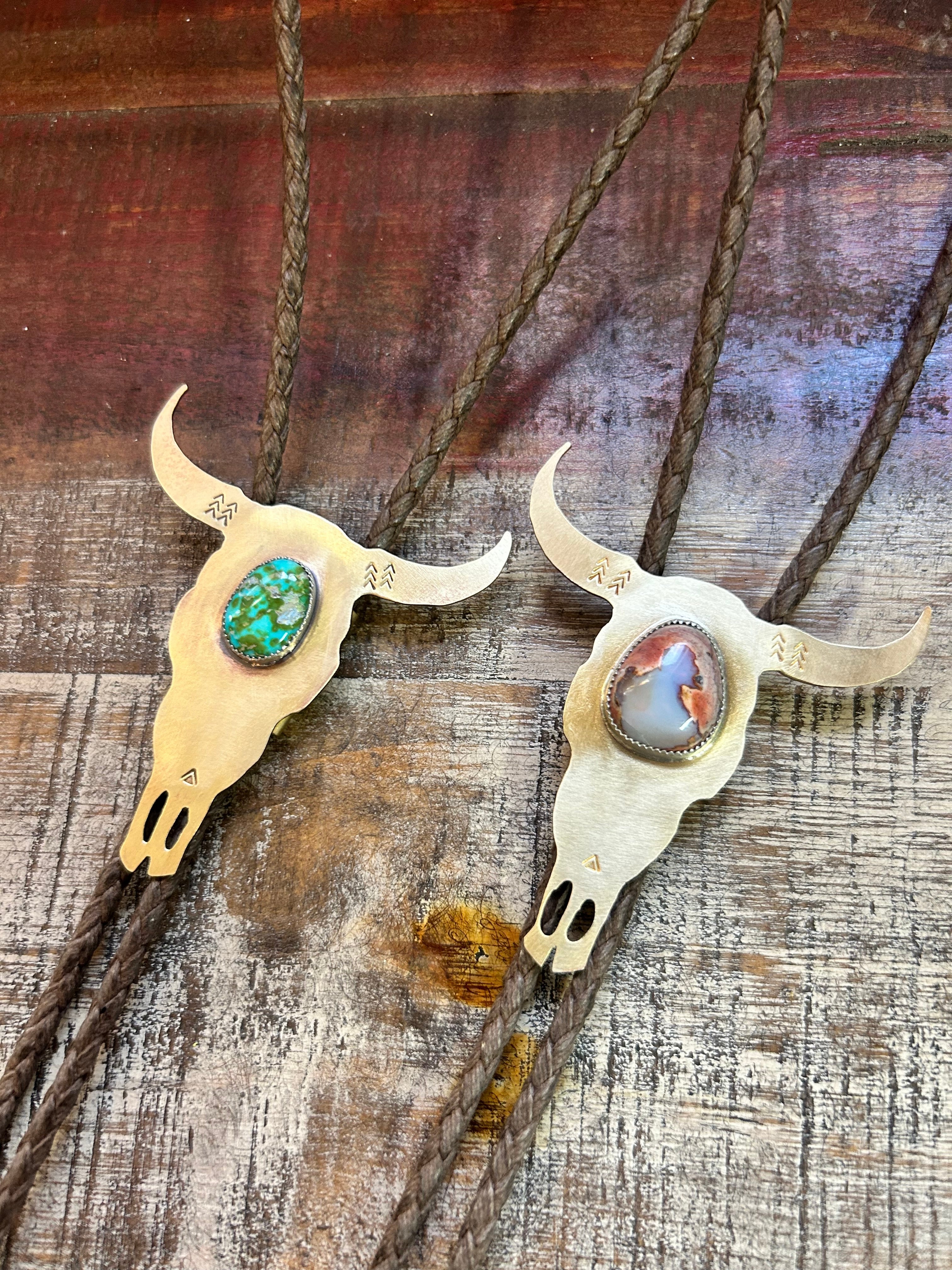 One of a Kind Sonoran Gold Turquoise Bolo Tie #113