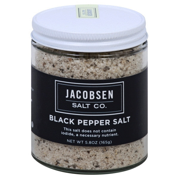 JACOBSEN BLK PEPPER SALT ( 6 X 4.23 OZ   )